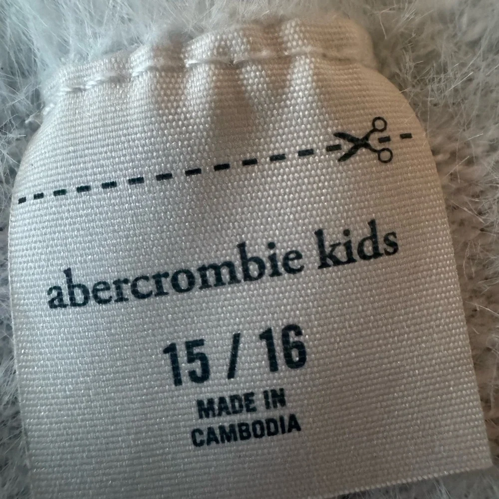 Abercrombie Kids Light Blue Diamond Knit Sweater